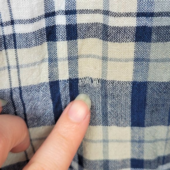 Vintage 90s Plaid Print Overall Style Maxi Dress - Picture 7 of 8